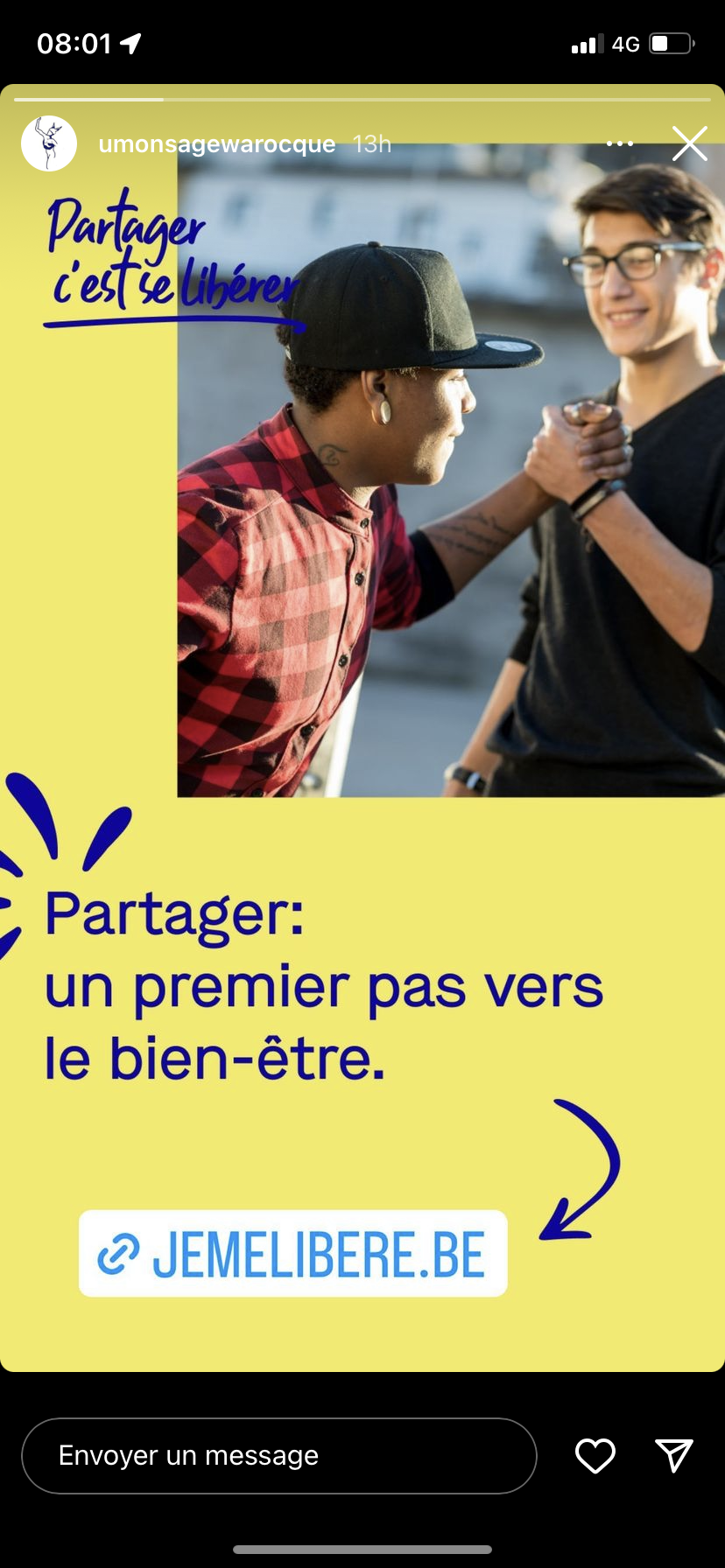 Story Instagram, cercle industriel Mons