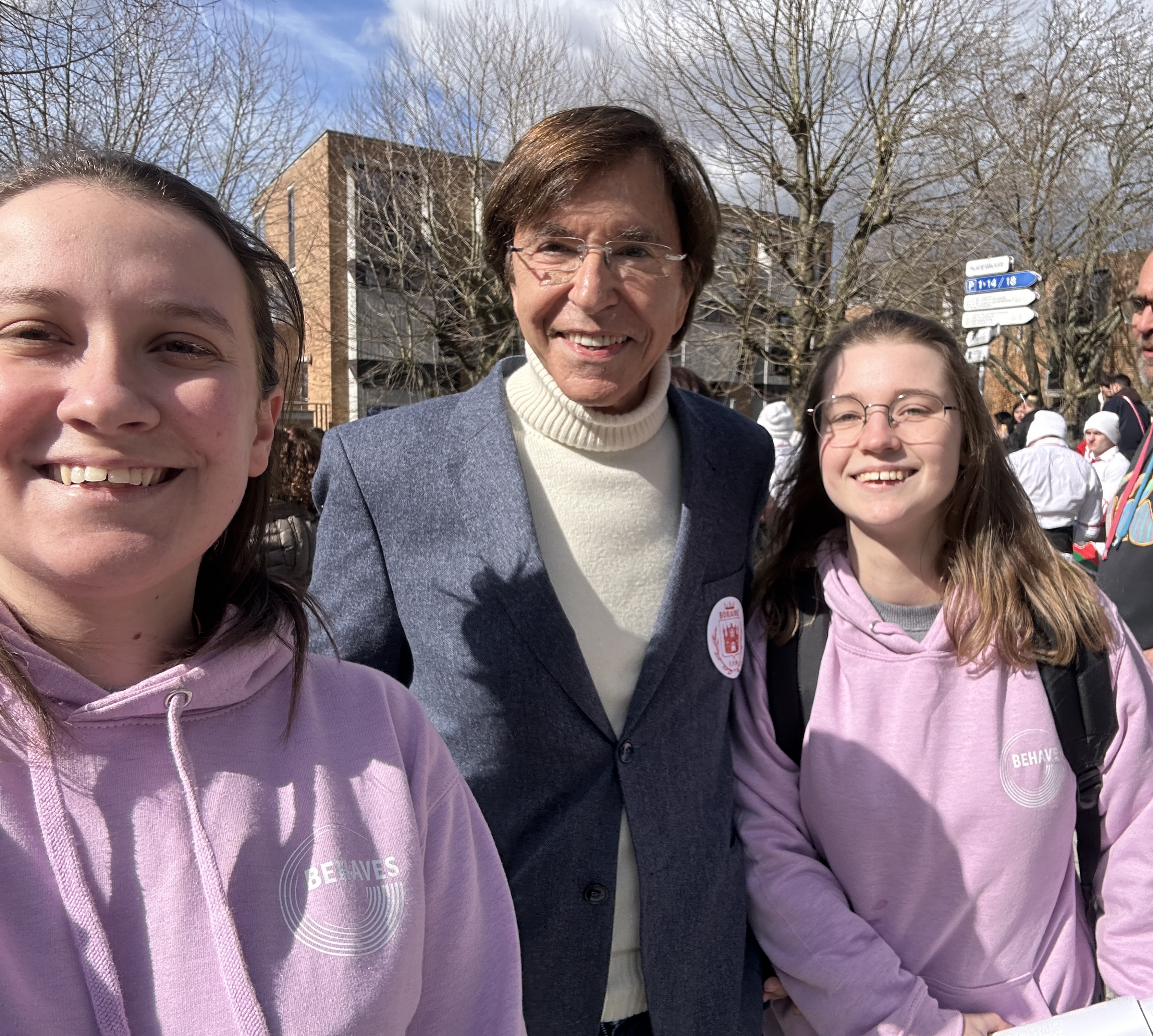 Ambassadrices BEHAVES avec le Ministre-Président Elio Di Rupo