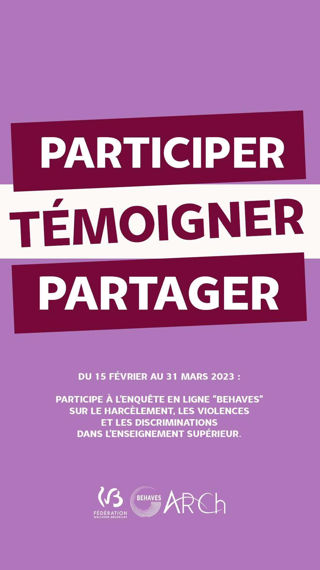 Story · Participer, témoigner, partager