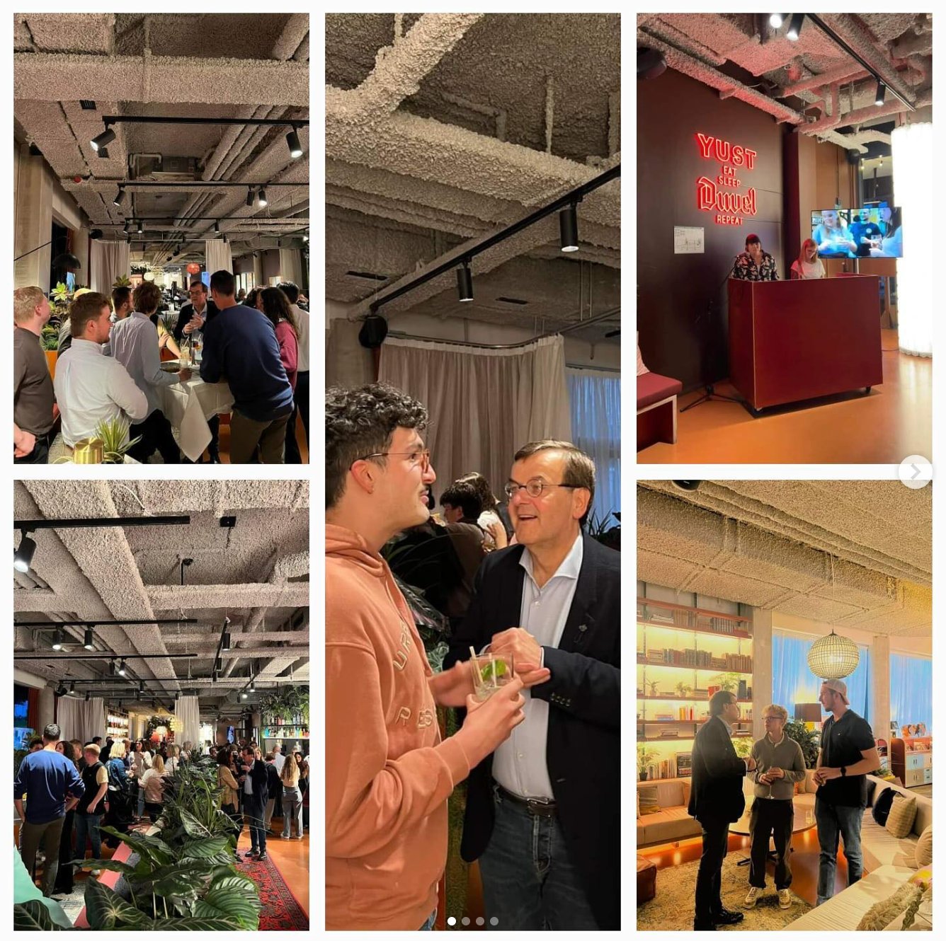 Soirée de remerciement · networking