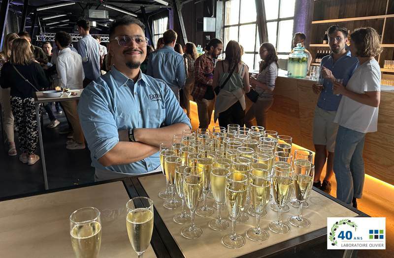 Welcome drink — coupes de champagne