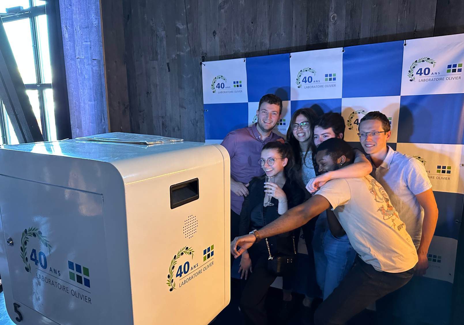 Photobooth — soirée Laboratoire Olivier 40 ans